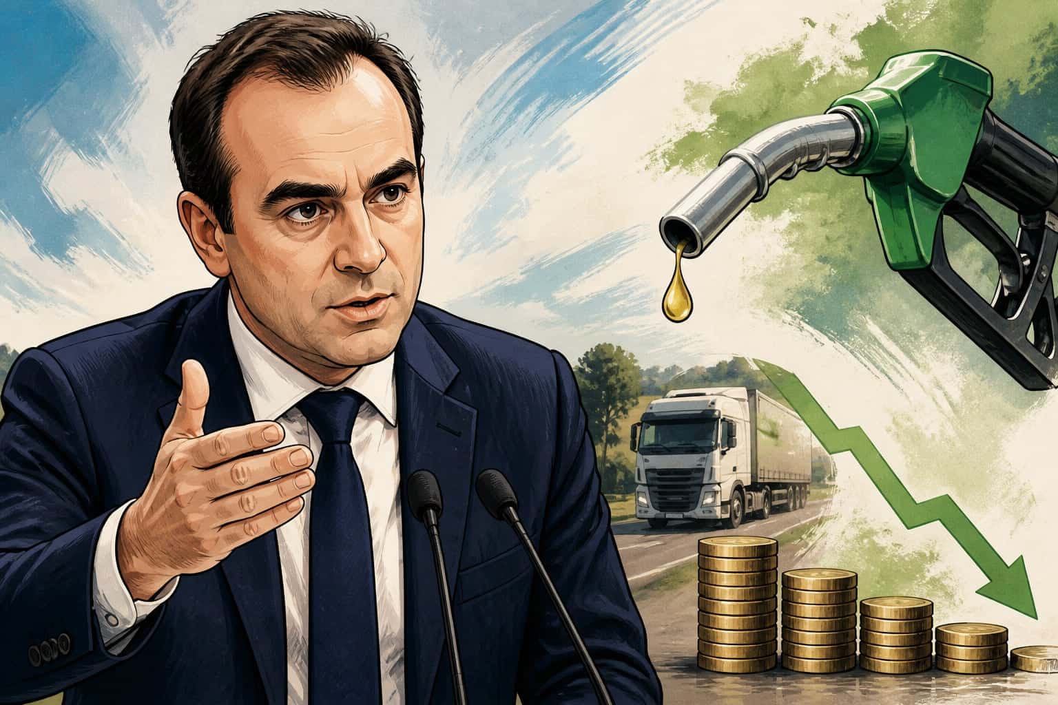 Carburants et crise des lycées : Sébastien Lecornu tente d'éteindre l'embrasement