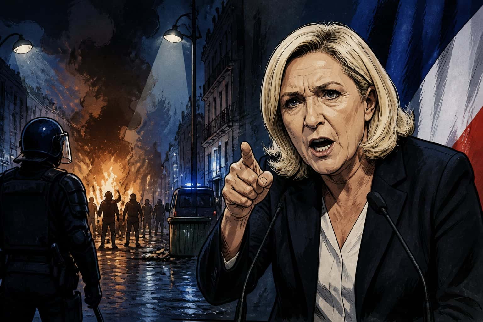 Violences du 17 octobre : couvre-feux maintenus, le RN attaque