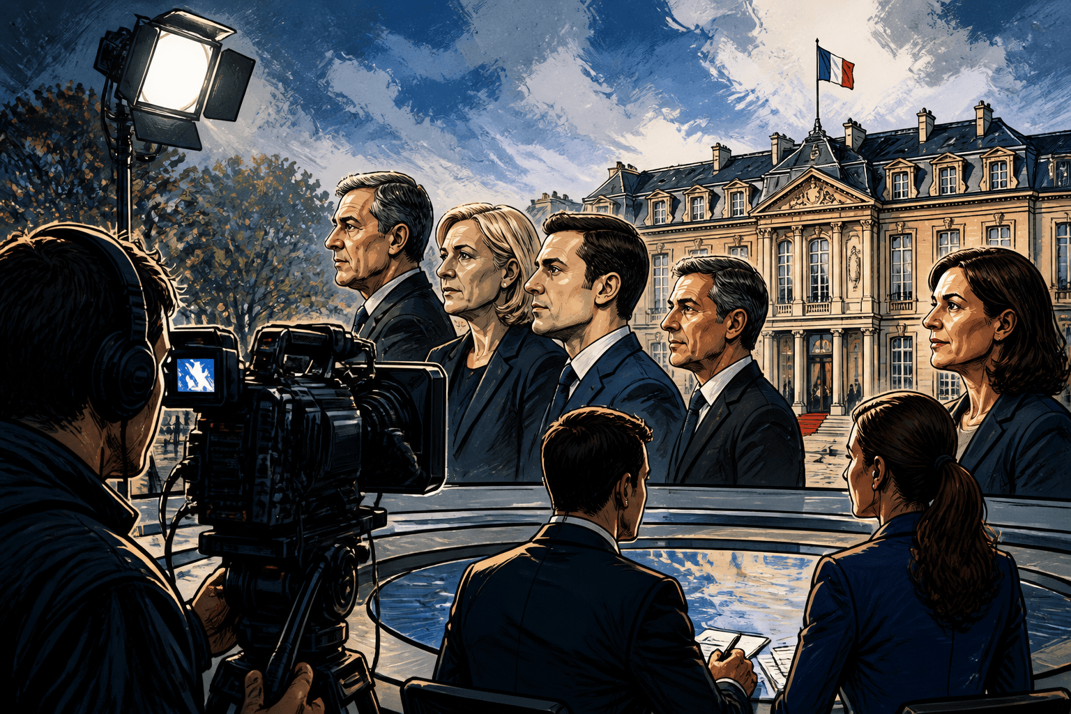 BFMTV dégaine son format 20.27 pour filmer la course à l'Élysée