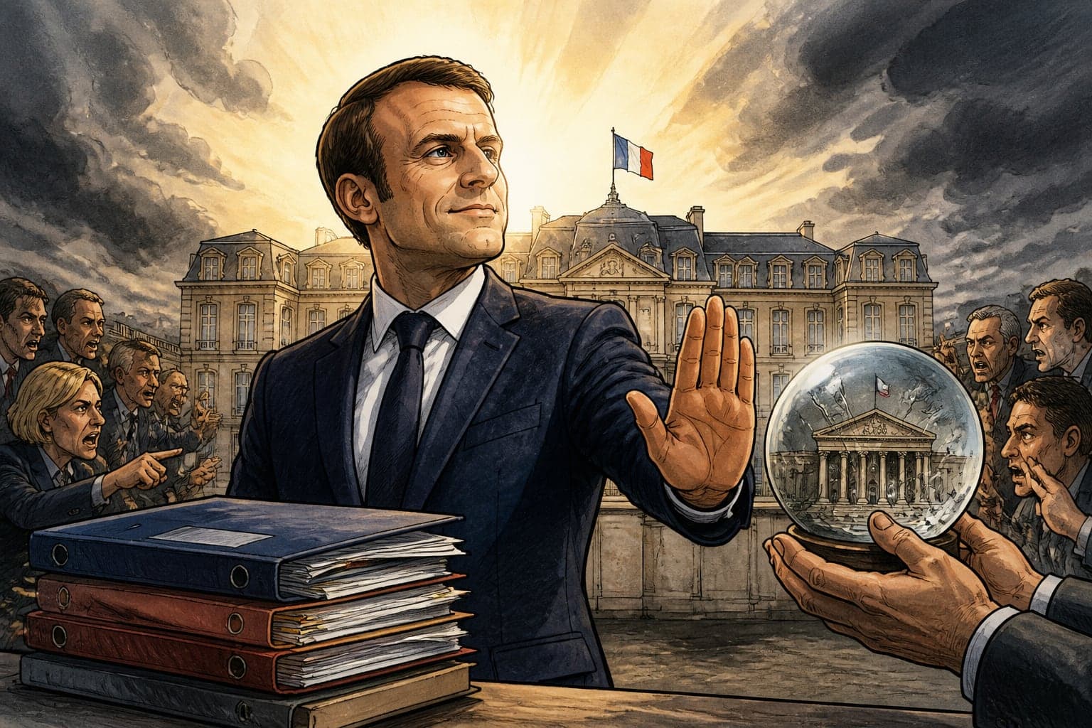 Budget : l’exécutif écarte la menace d’une dissolution