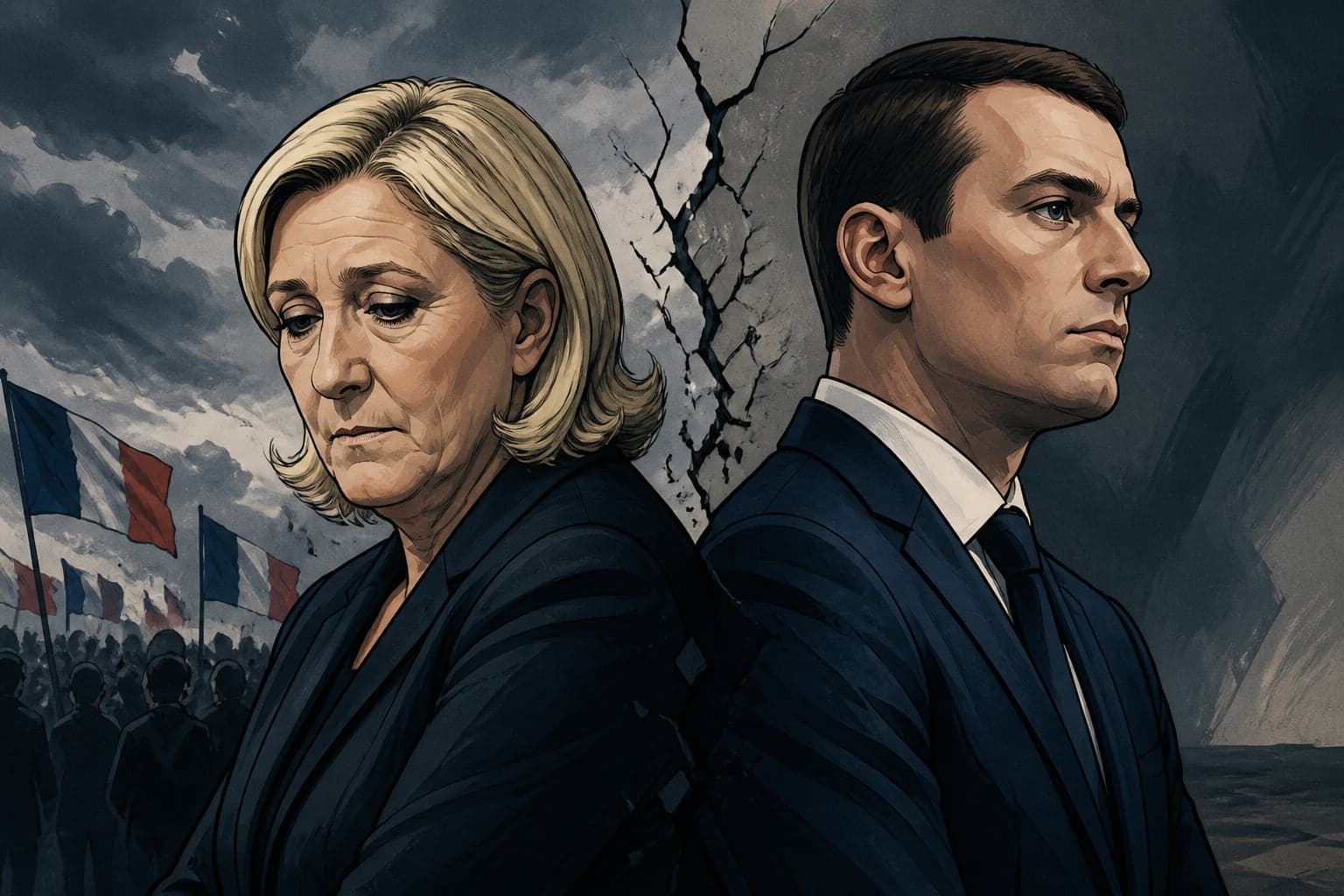 Marine Le Pen et Jordan Bardella : les failles du duo du RN
