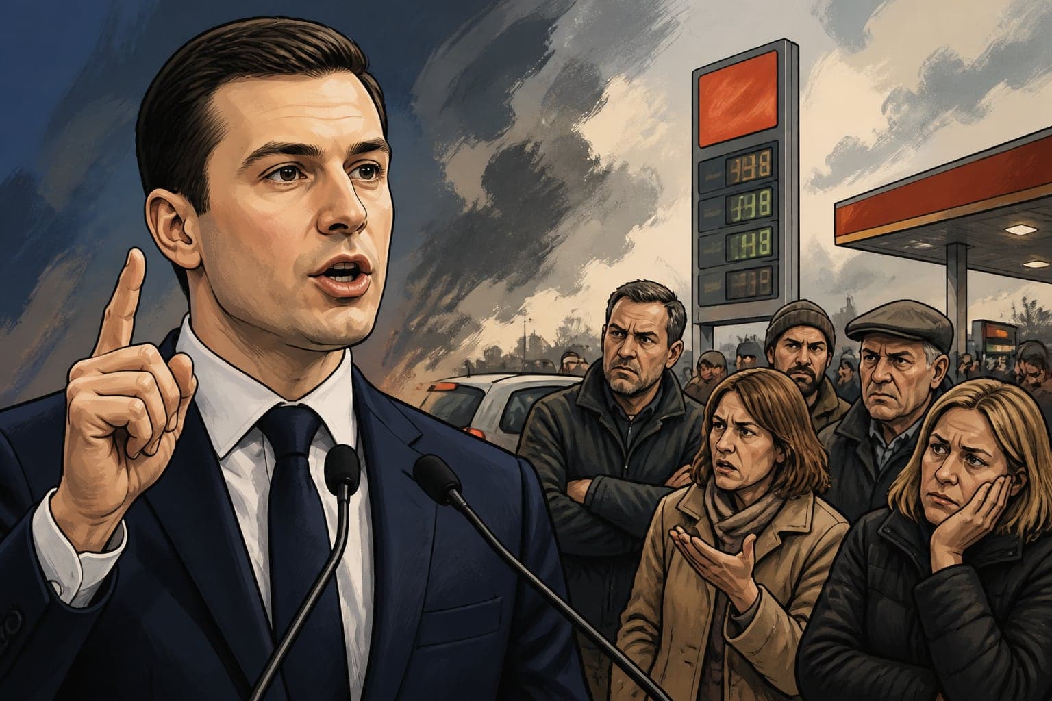 Carburants : Jordan Bardella dénonce le ras-le-bol des Français