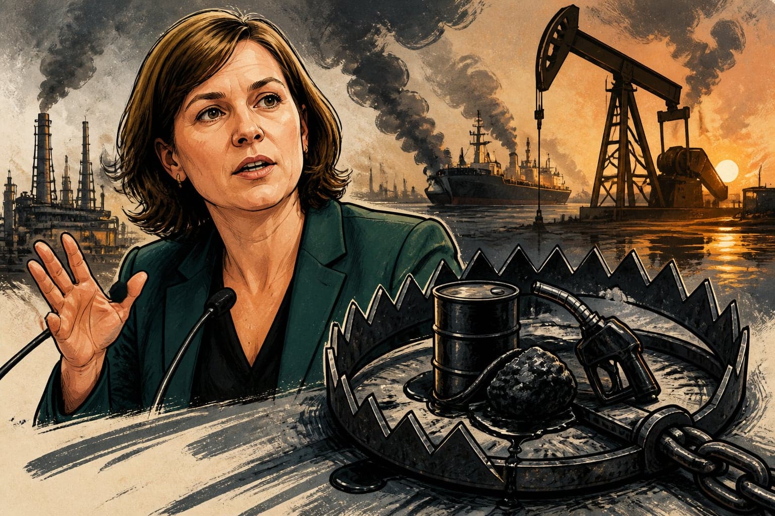 Carburants : Mélanie Vogel dénonce le piège des énergies fossiles