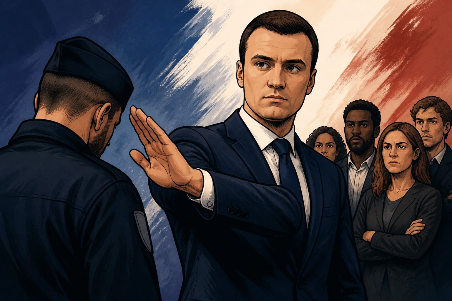 Jordan Bardella exclut un policier après des propos racistes