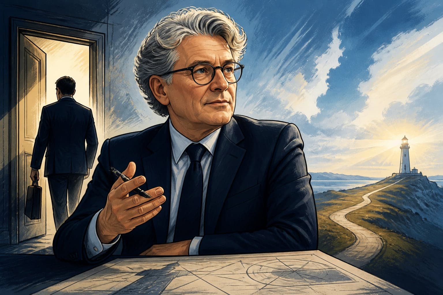 Thierry Breton écarte une candidature et esquisse sa vision