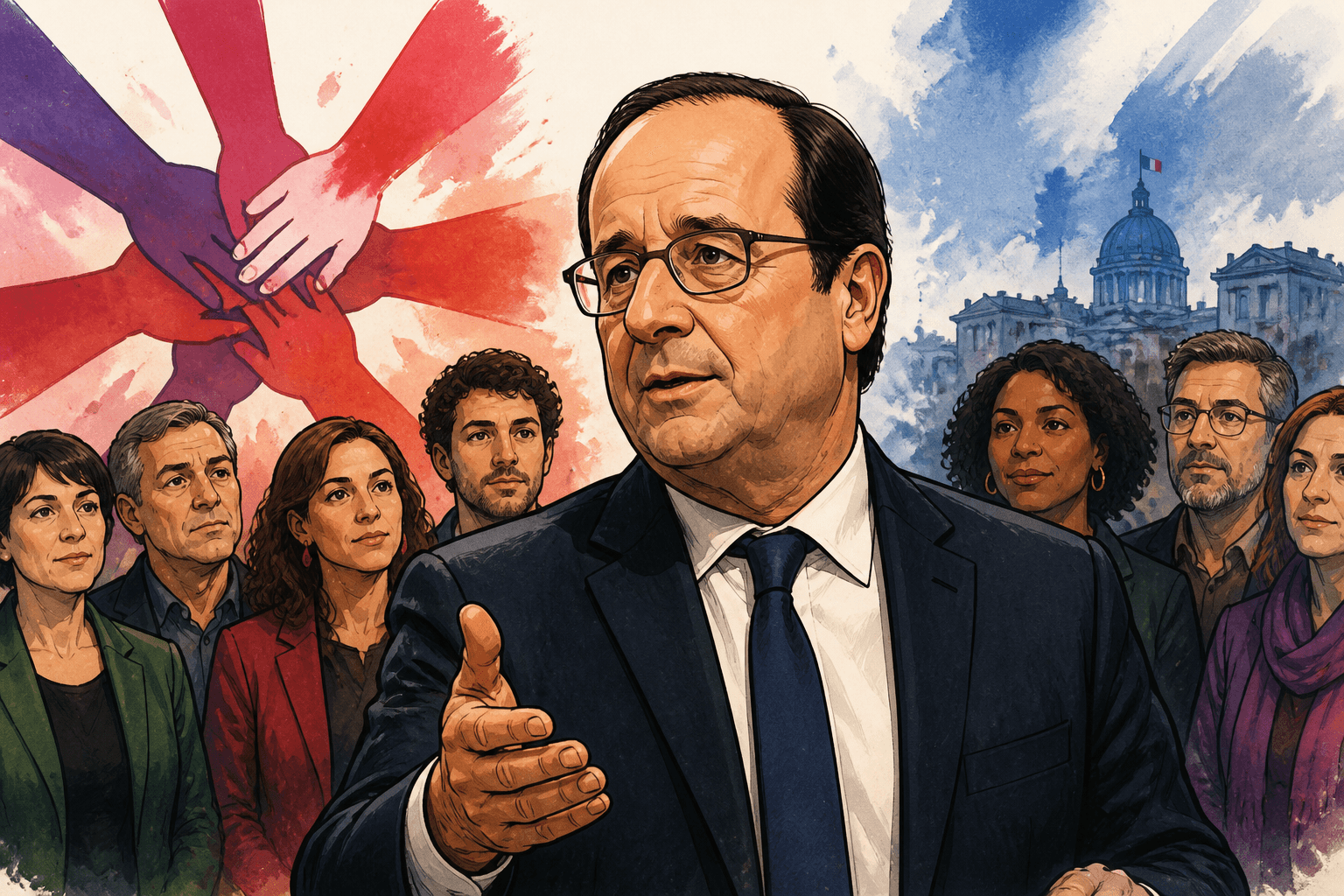 François Hollande plaide pour l’union de la gauche en vue de 2027