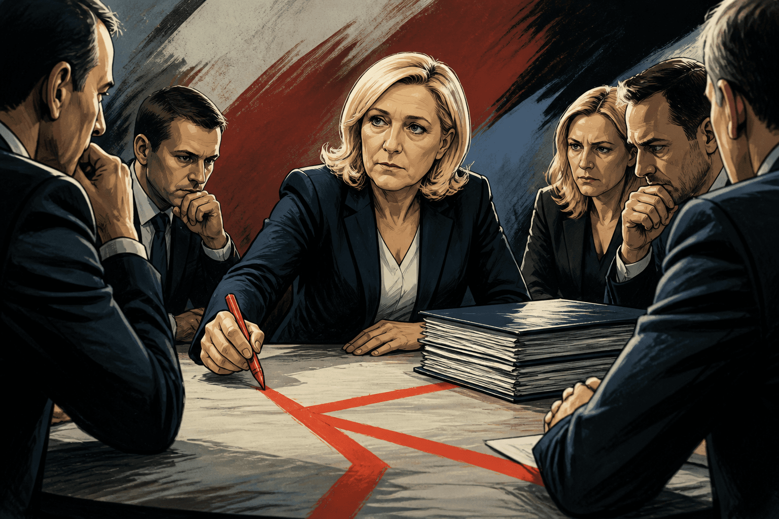 Marine Le Pen et le RN fixent leurs lignes rouges sur le budget