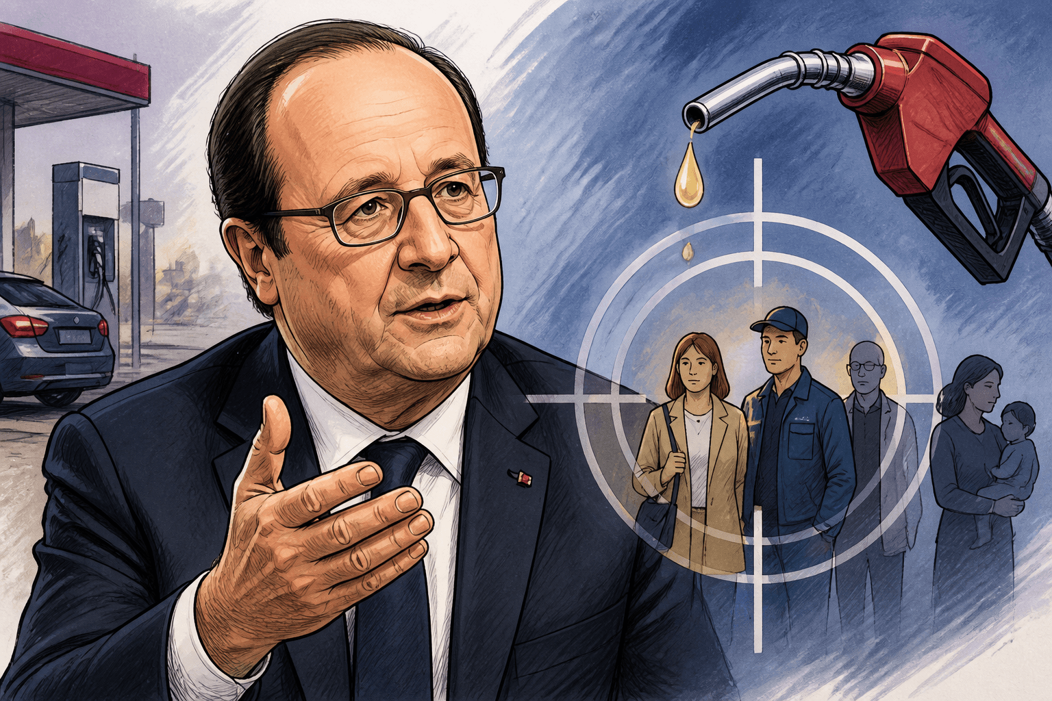 Carburants : François Hollande plaide pour des aides ciblées
