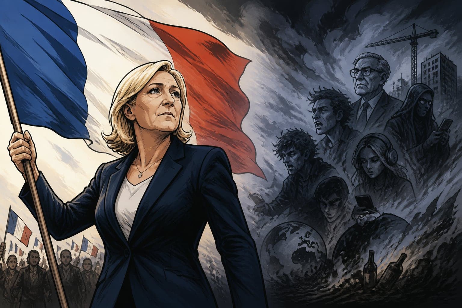 Marine Le Pen lance sa bataille contre « les forces du déclin »