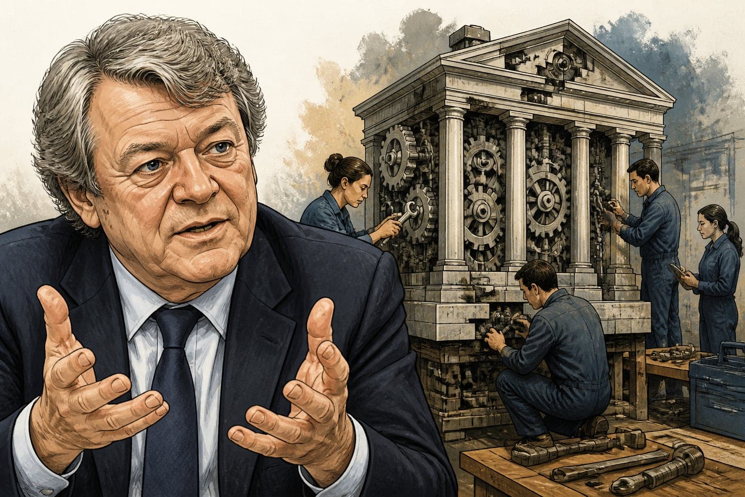 Jean-Louis Borloo réclame des « mécanos » pour refonder l'État