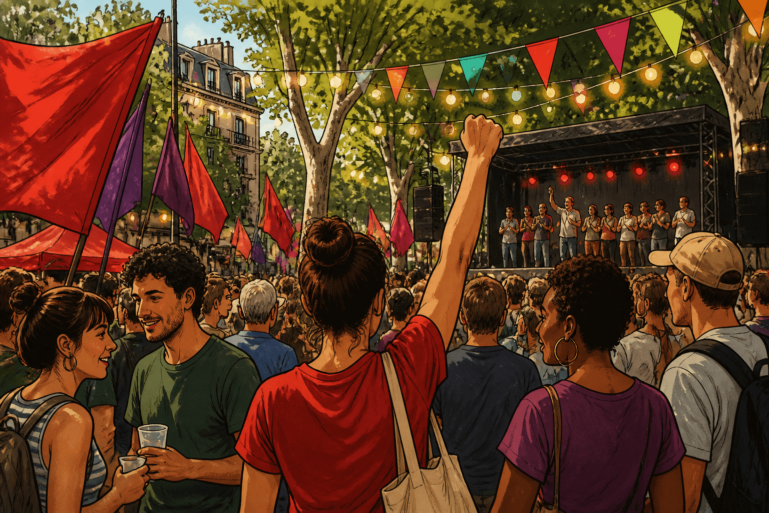La gauche mise sur les fêtes populaires pour lancer sa rentrée