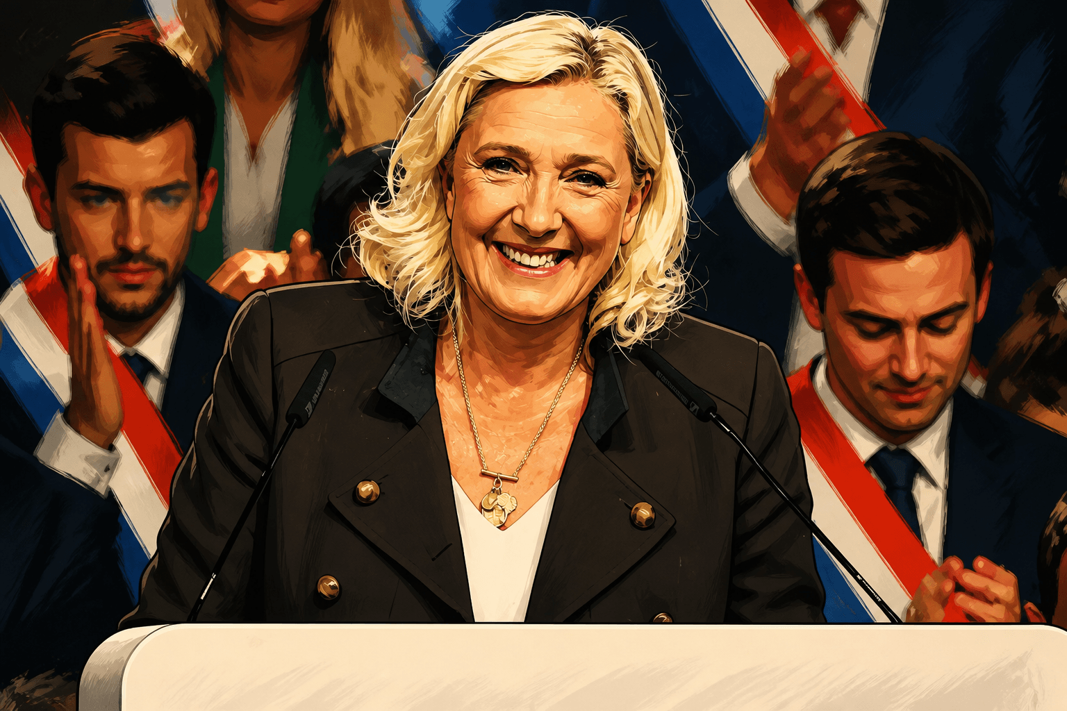 Marine Le Pen s'impose en arbitre du budget et dicte le tempo