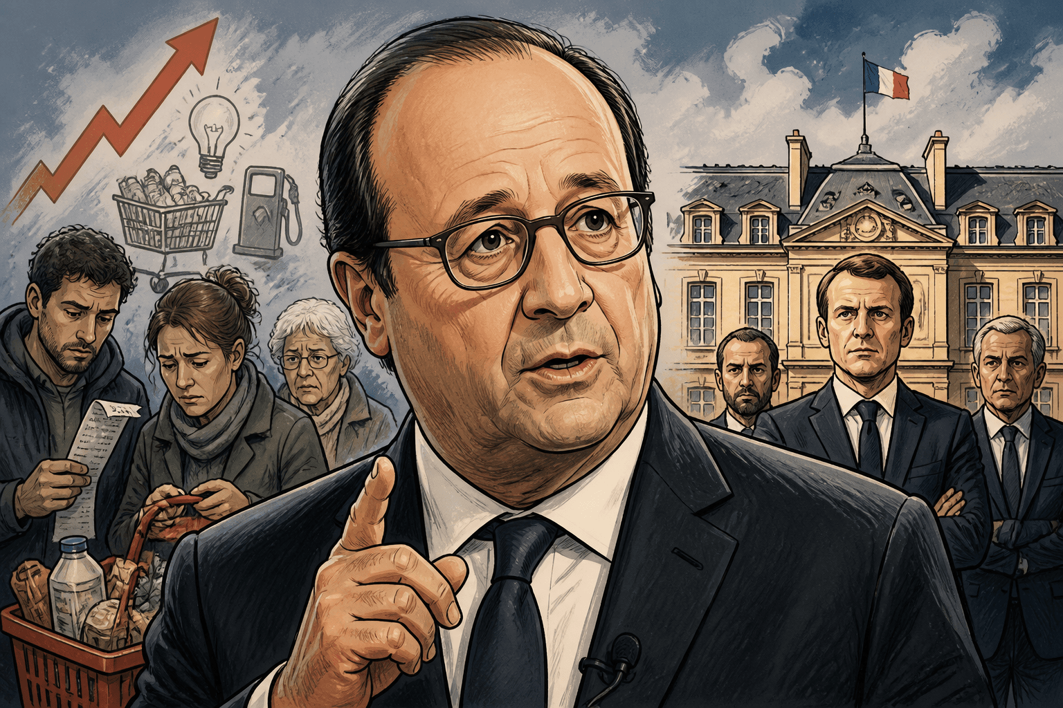 François Hollande alerte sur la vie chère et défie le pouvoir