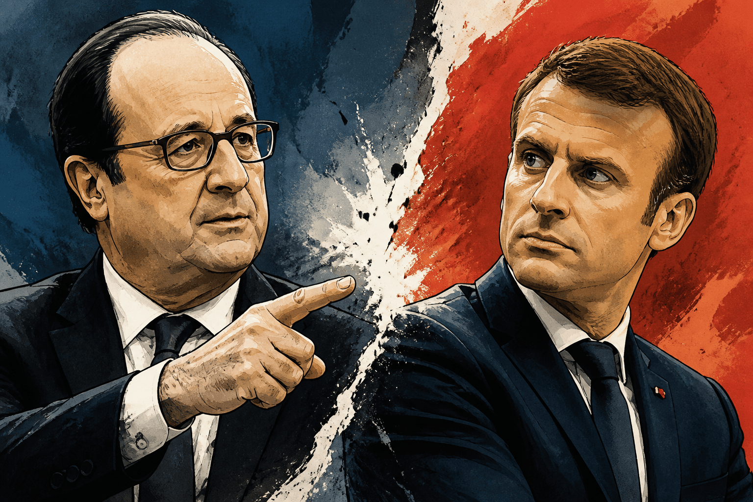 François Hollande solde ses comptes avec Emmanuel Macron