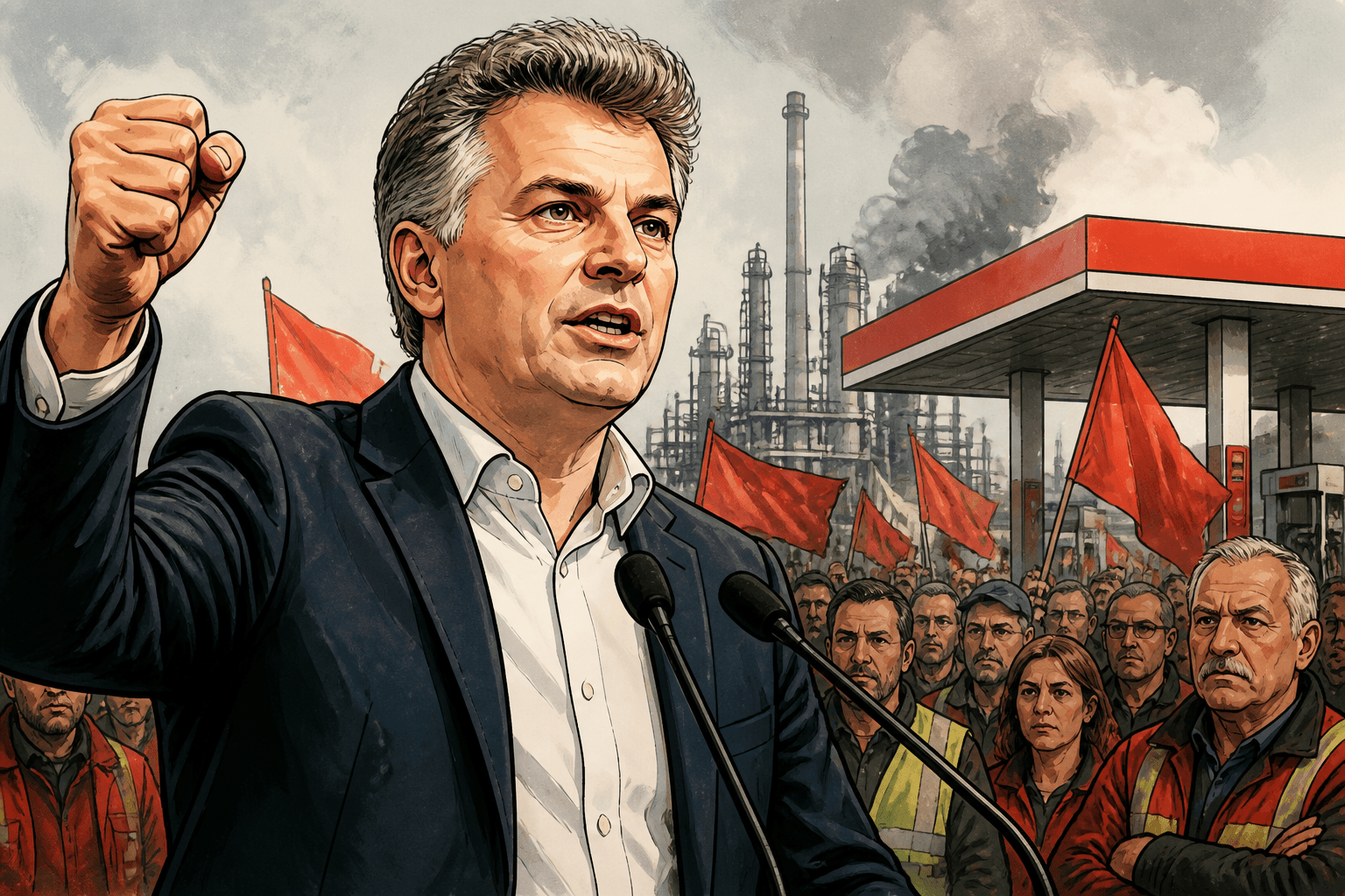 Carburants : Fabien Roussel brandit la menace de mobilisations