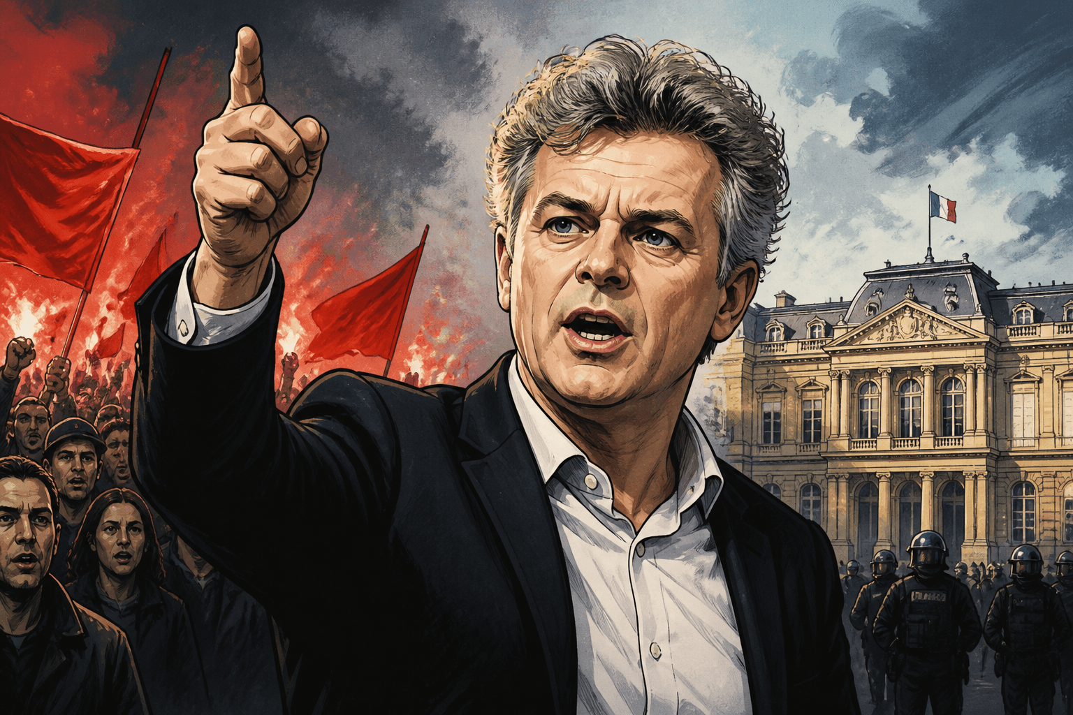 Fabien Roussel menace d'appeler à la rue face au gouvernement