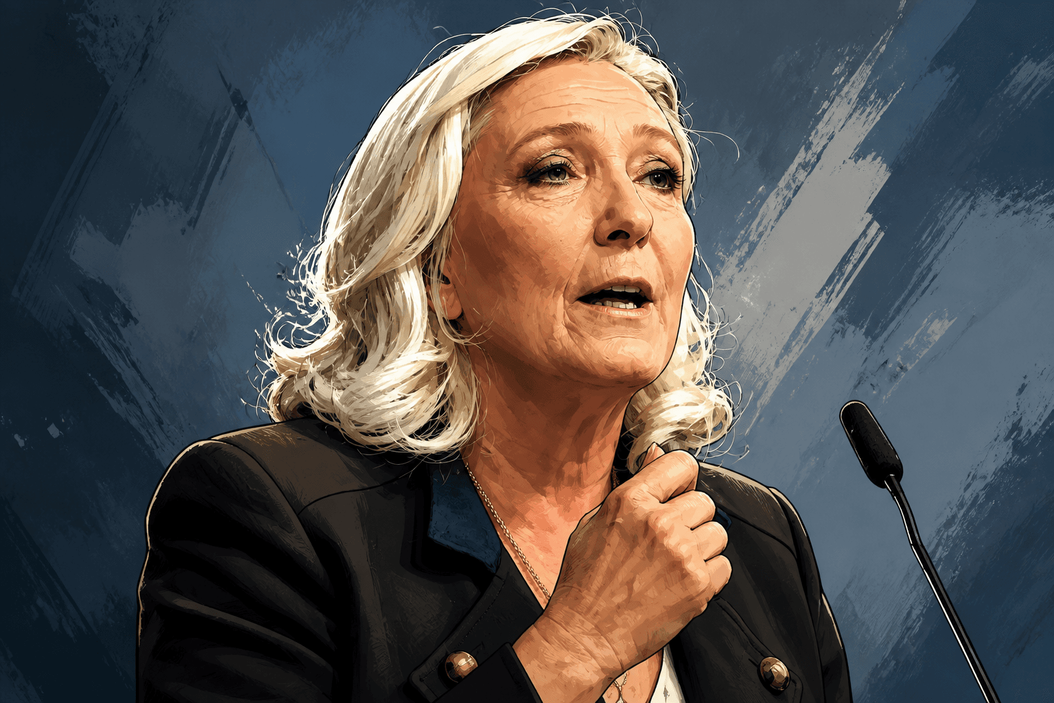 Marine Le Pen demande de réduire l'aide financière à l'Ukraine