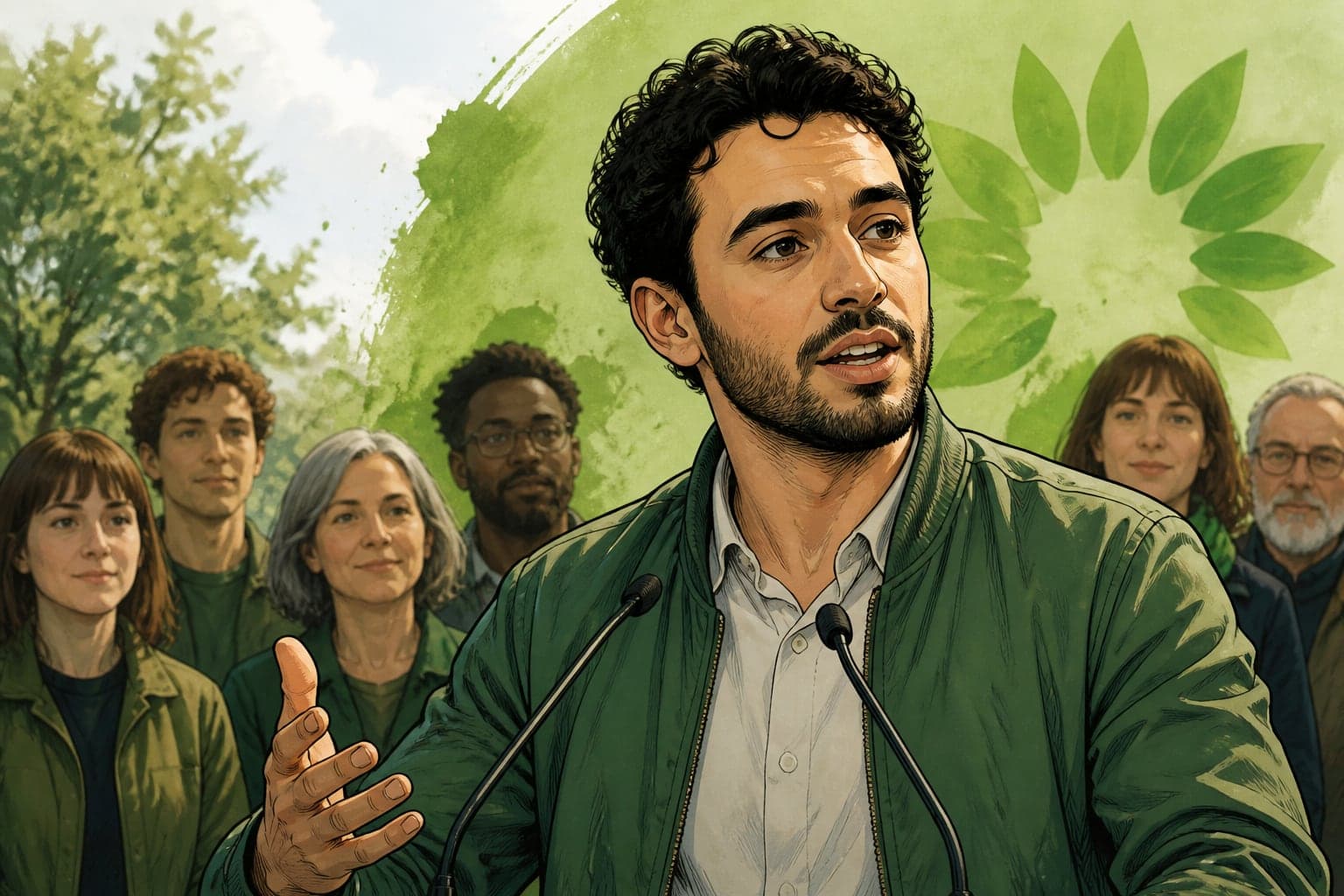 Amine Kessaci brigue le rôle de porte-parole des Écologistes
