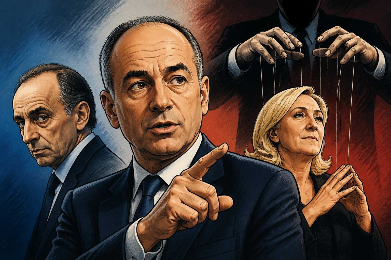 Copé tacle Zemmour et pointe la stratégie masquée du RN