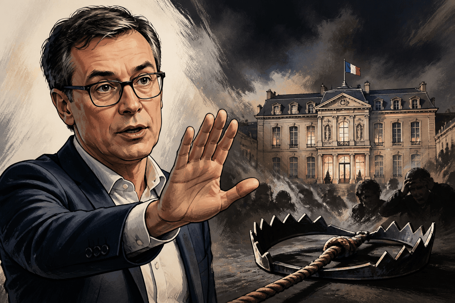Olivier Faure met en garde l'Élysée contre le piège de la peur