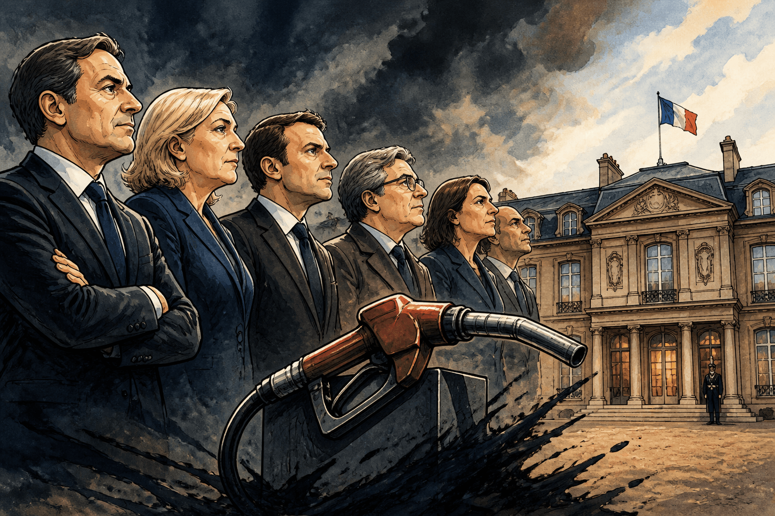 Prix des carburants : les prétendants de 2027 défient l'Élysée
