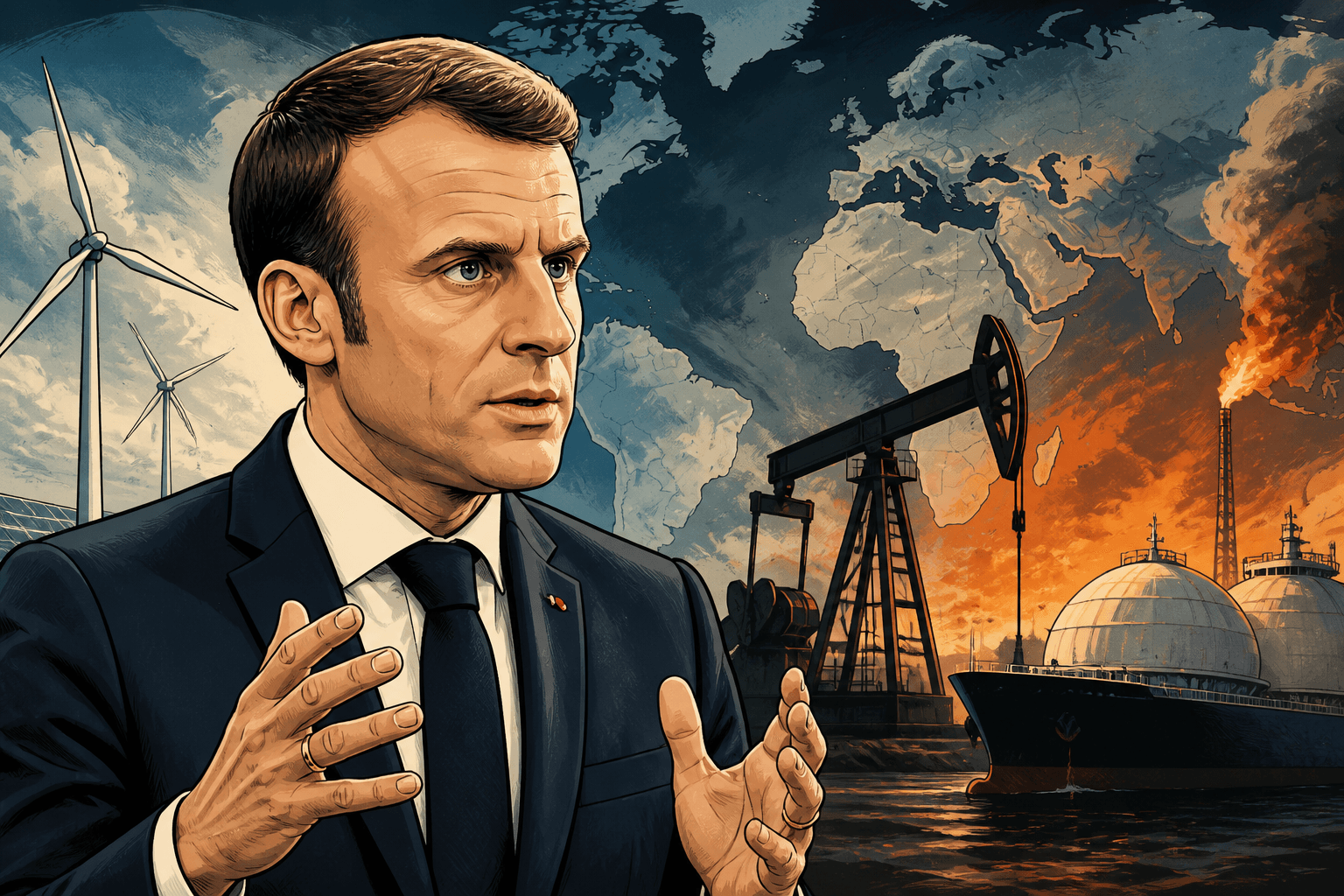 Énergie : Emmanuel Macron alerte sur un marché mondial sous tension