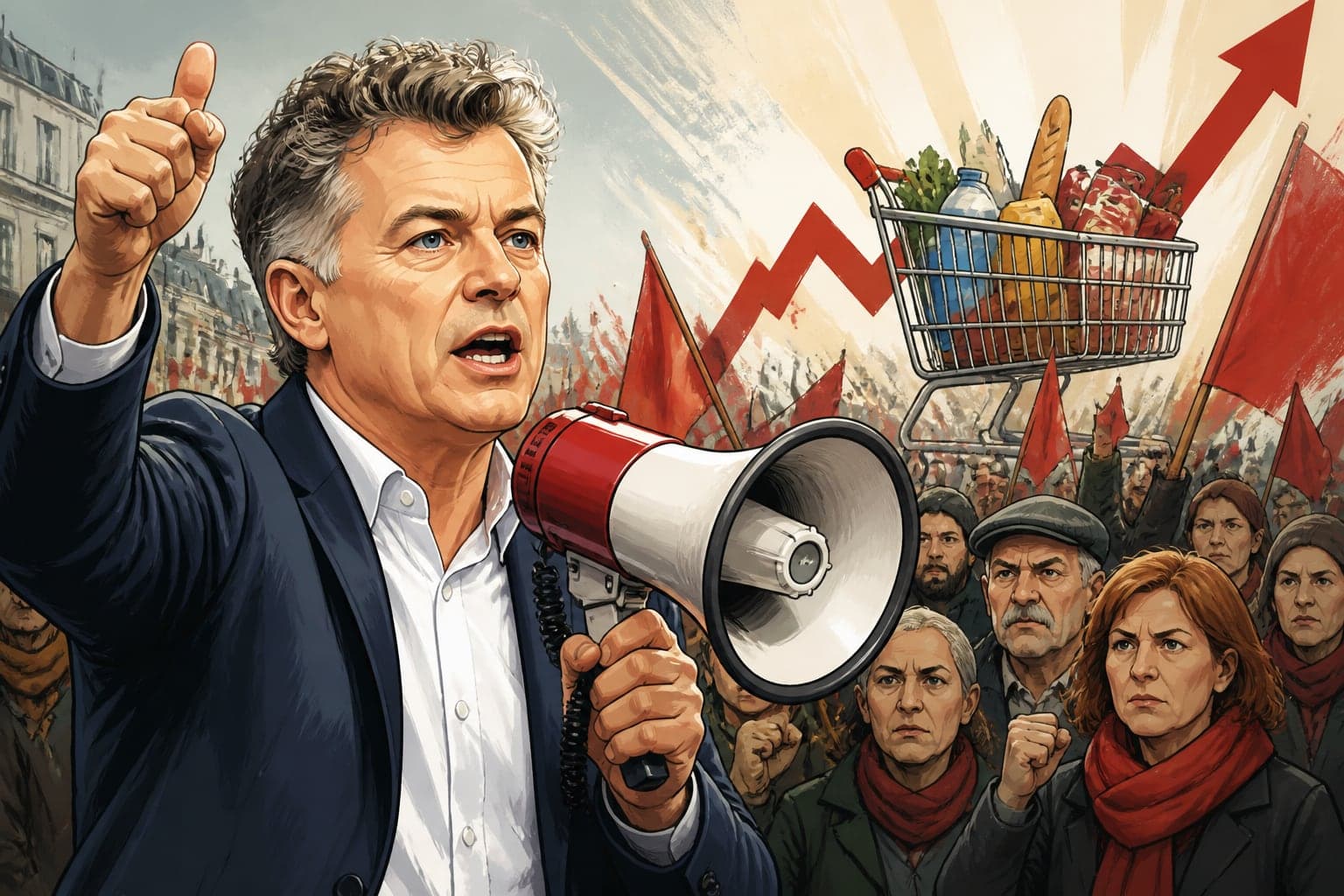 Fabien Roussel appelle à la mobilisation contre la vie chère