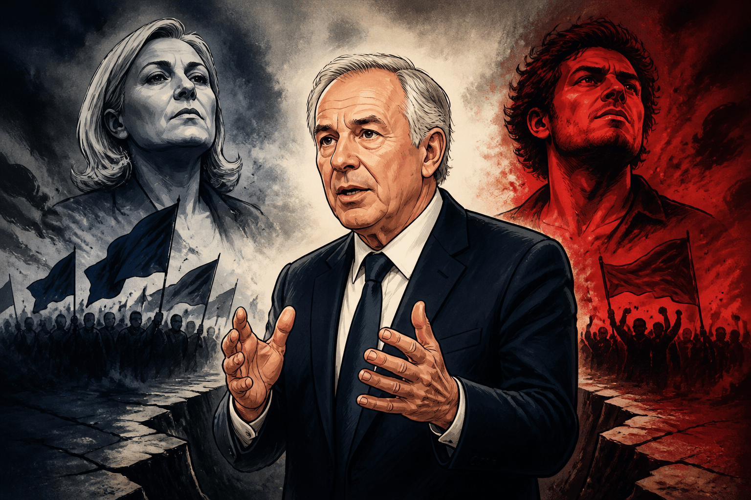 François Bayrou qualifie le RN et LFI de forces mortelles