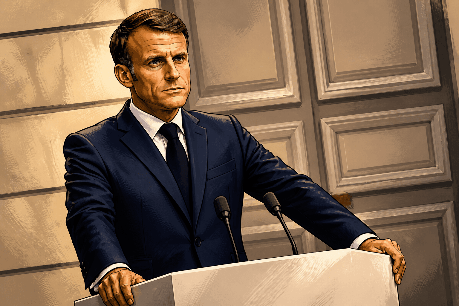 Crise des carburants et guerre hybride : Macron alerte les candidats