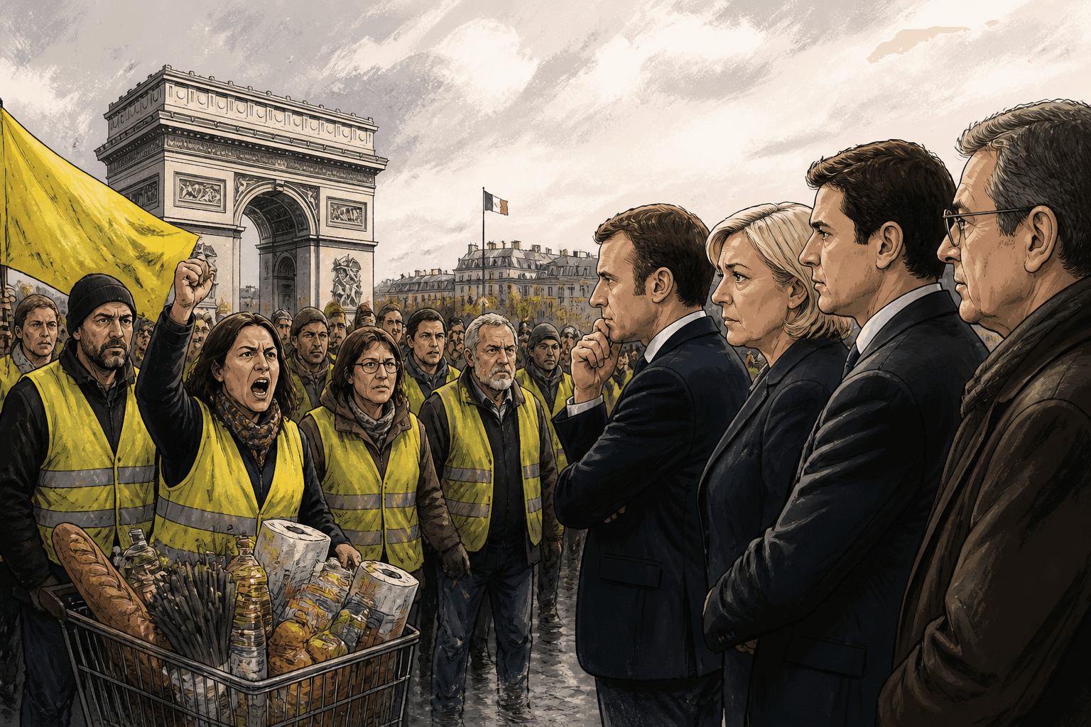 Vie chère : le retour des Gilets jaunes interpelle les candidats
