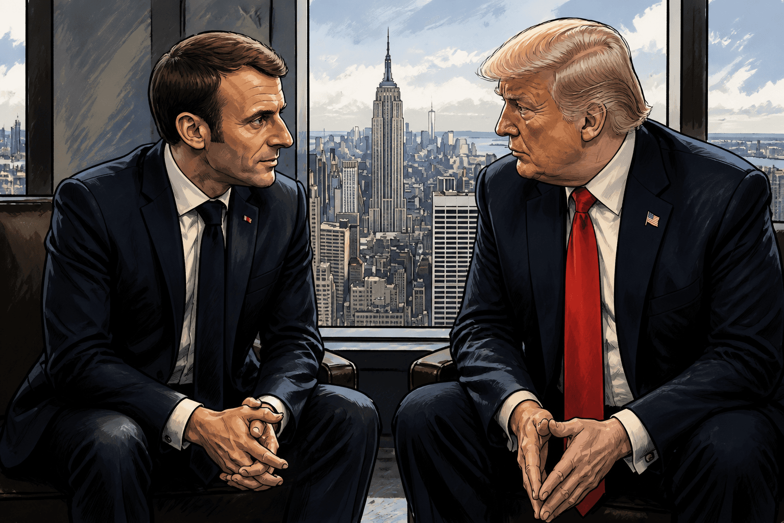 Emmanuel Macron et Donald Trump se rencontrent ce lundi soir à New York