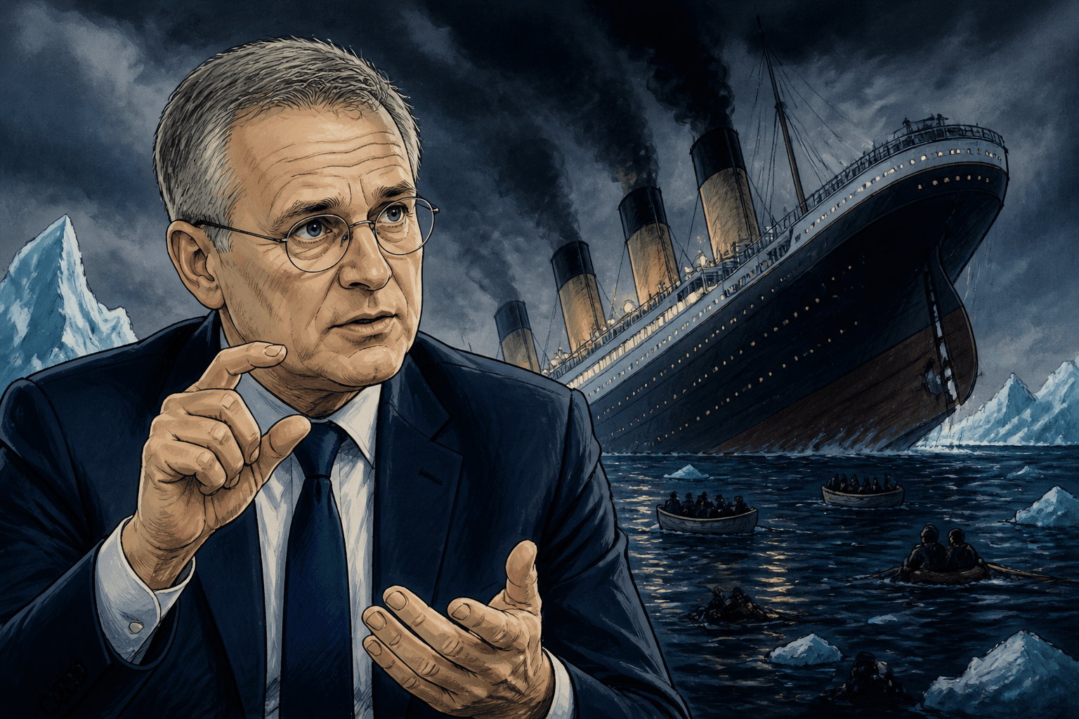 Philippe Juvin compare les finances publiques au Titanic