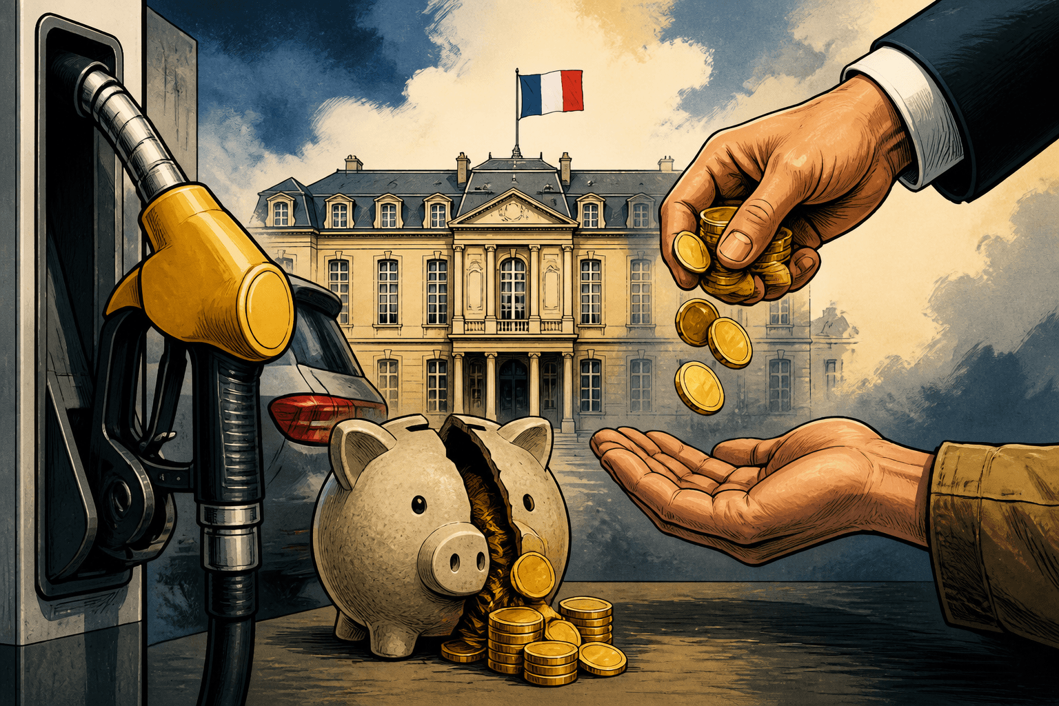 Carburants : le gouvernement promet de reverser le surplus de TVA