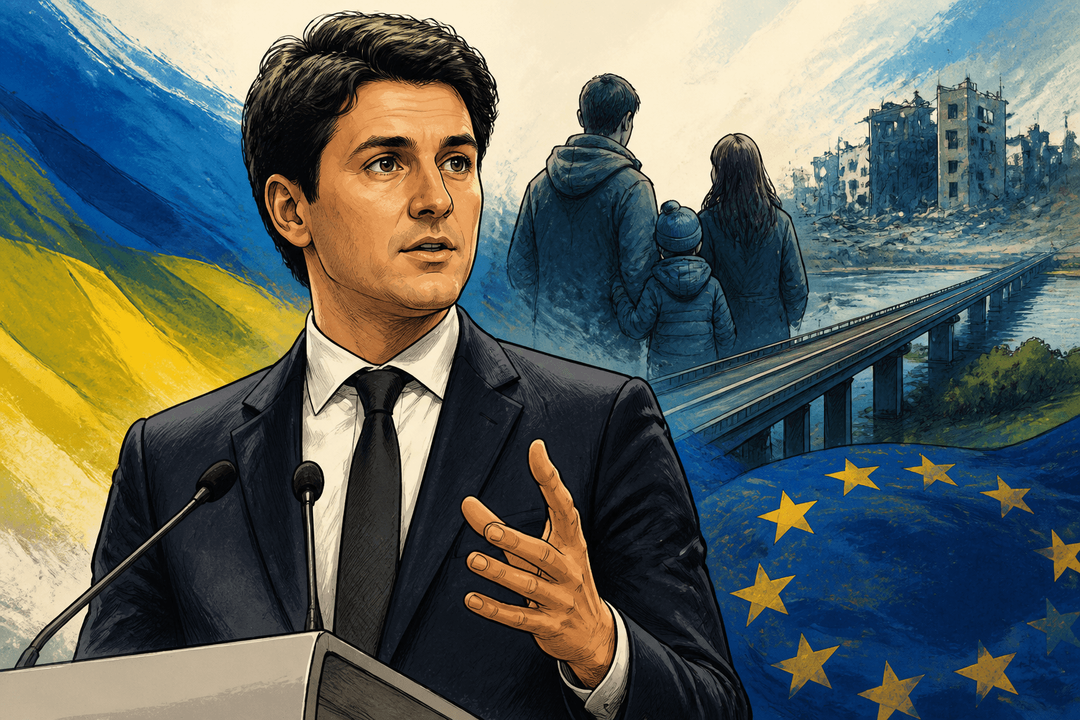 Gabriel Attal défend l'aide à l'Ukraine comme un investissement