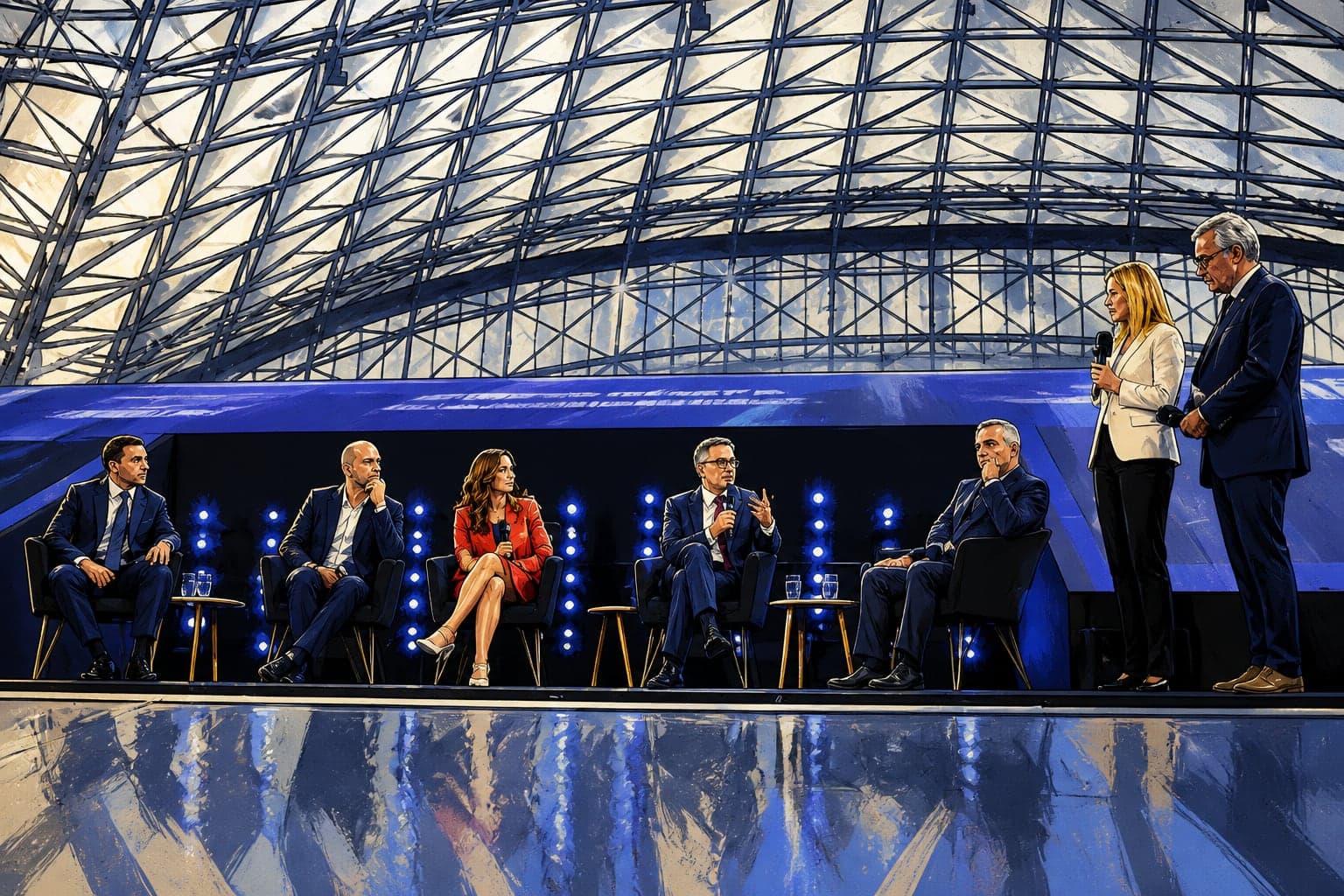 Les prétendants à l'Élysée boudent le débat marseillais sur l'IA