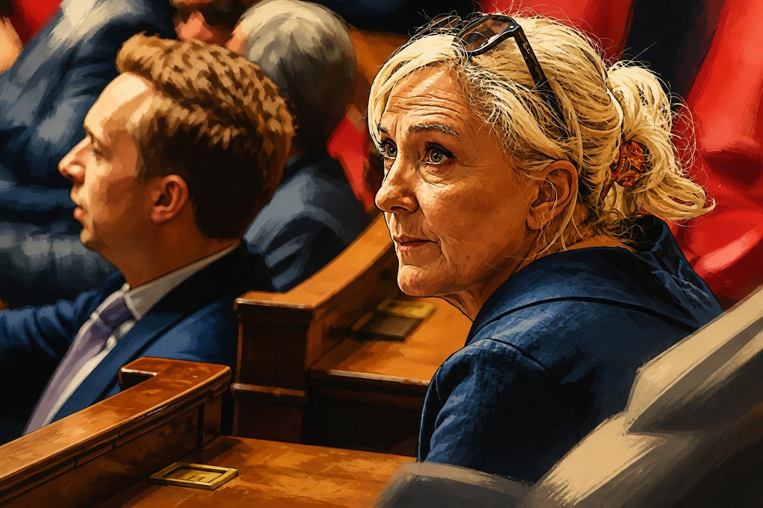 Marine Le Pen s'impose au second tour face à tous ses rivaux