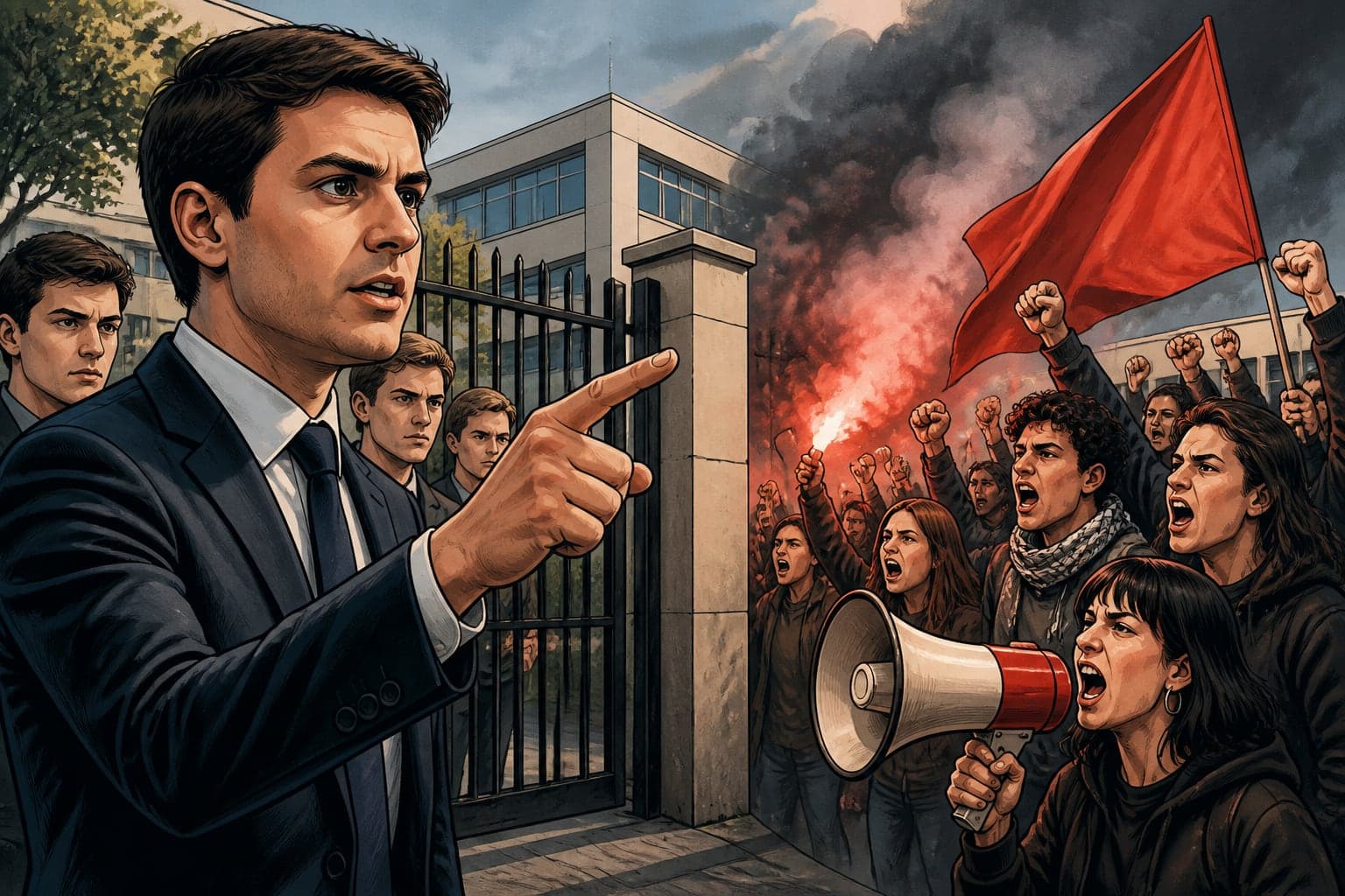 Blocages de lycées : le camp Attal accuse LFI d'attiser la colère