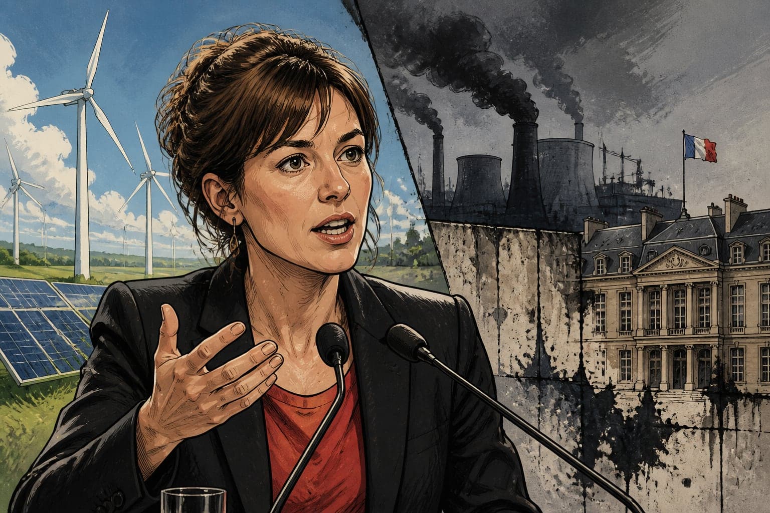 Énergie : Aurélie Trouvé fustige le bilan du pouvoir pour 2027