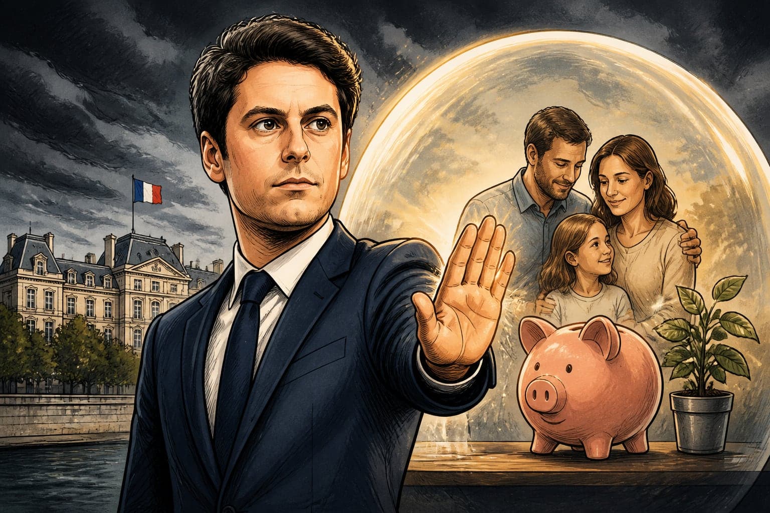 Gabriel Attal promet de sanctuariser l'assurance-vie