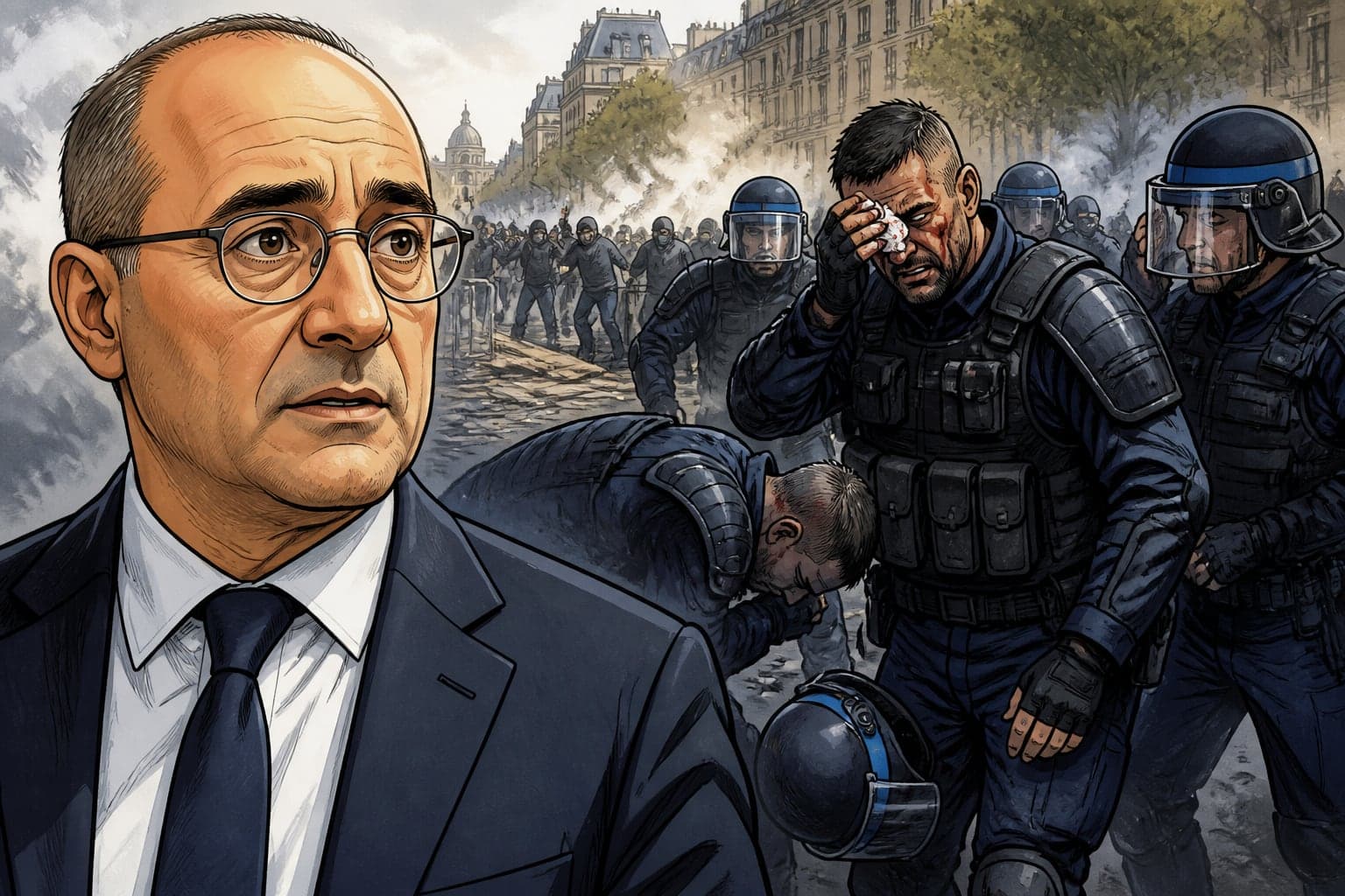 Laurent Nuñez déplore 48 policiers blessés lors des blocages