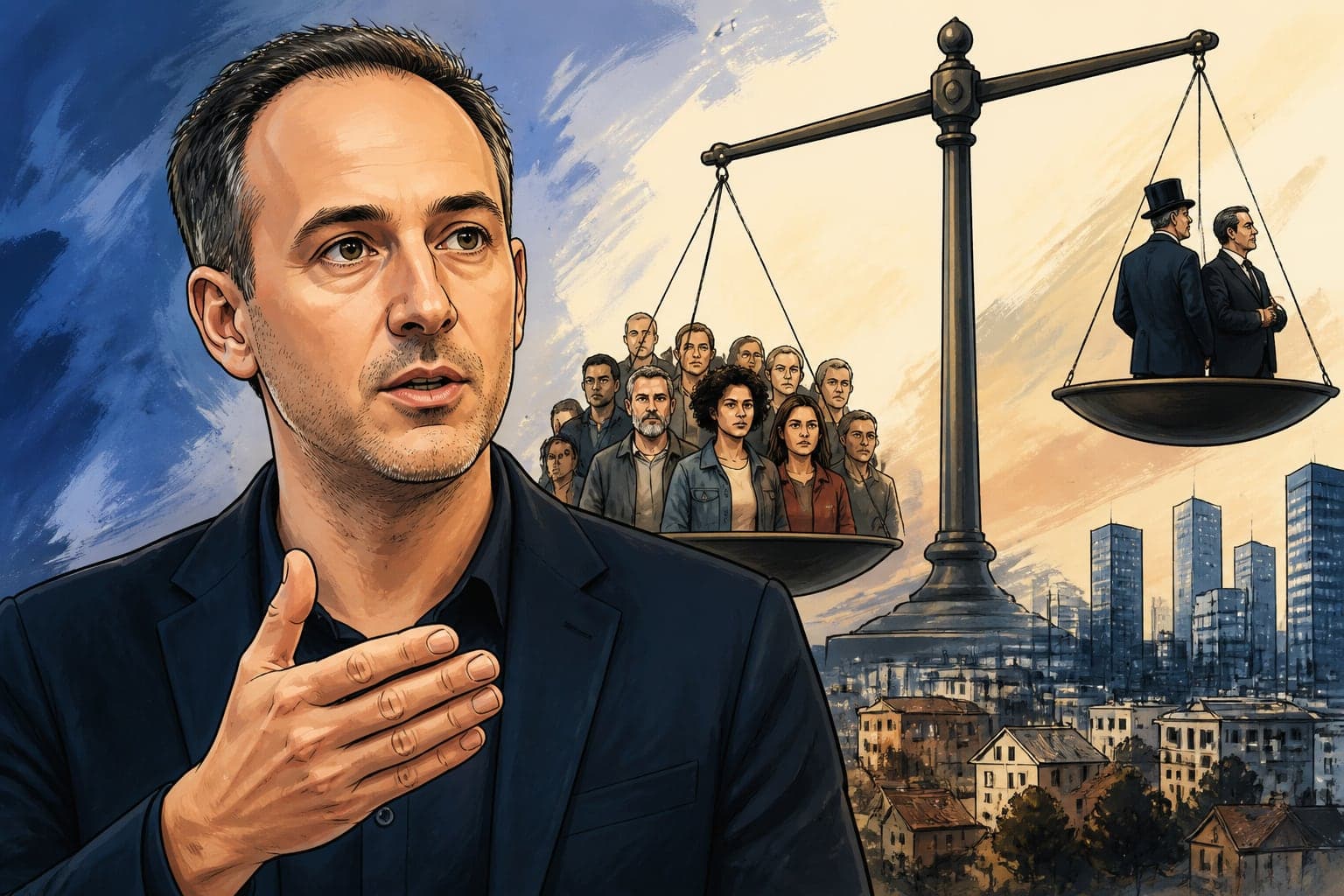Raphaël Glucksmann prône une justice fiscale accrue