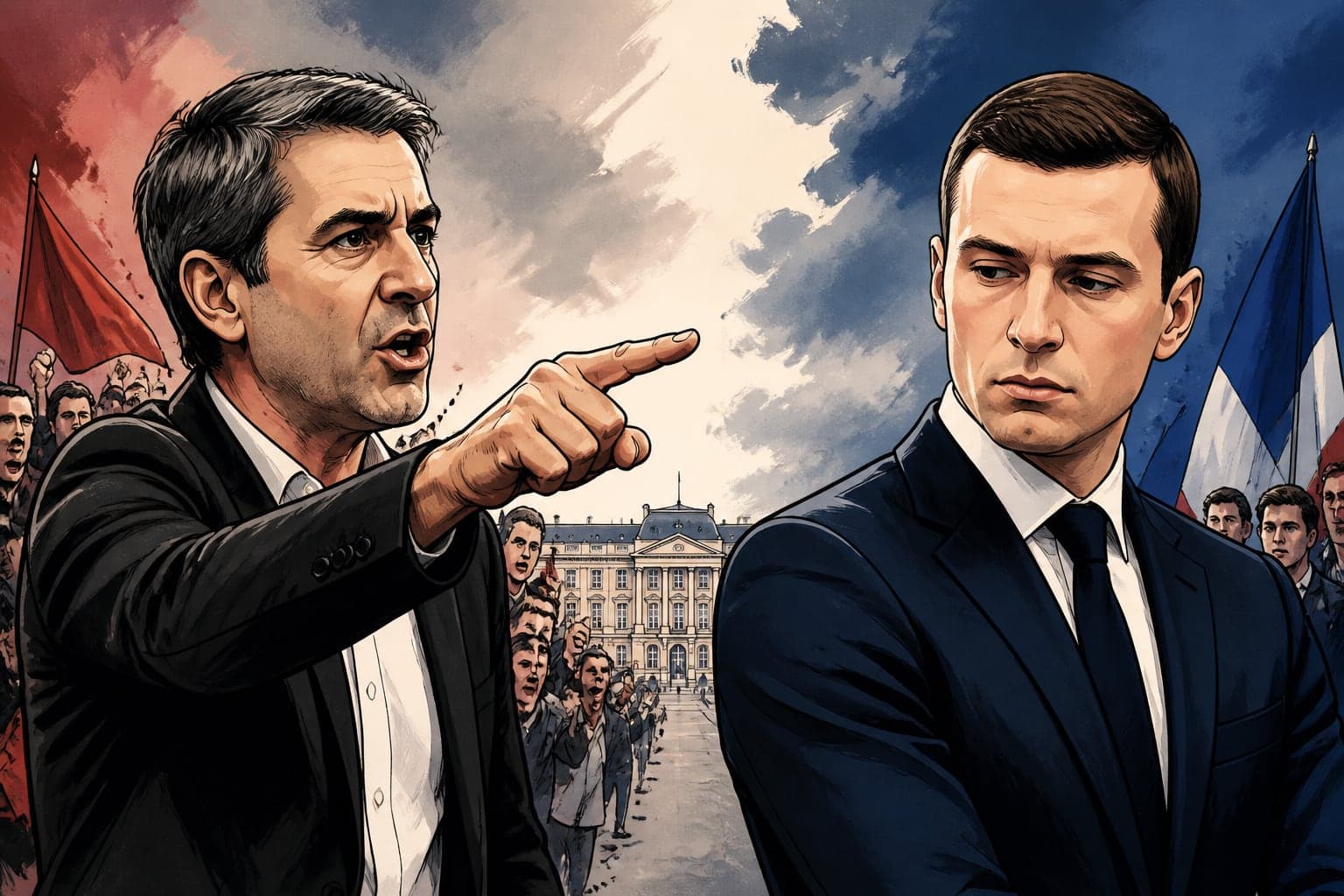 François Ruffin réclame la démission de Jordan Bardella