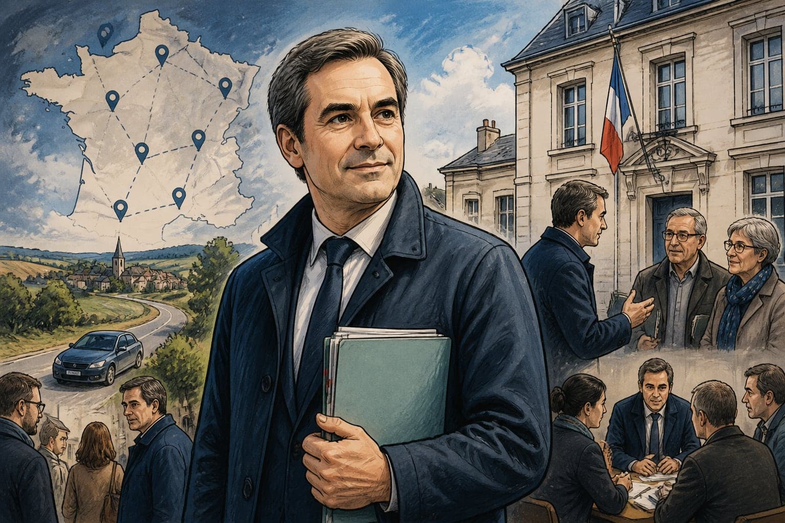 Olivier Becht entame un tour de France des sous-préfectures