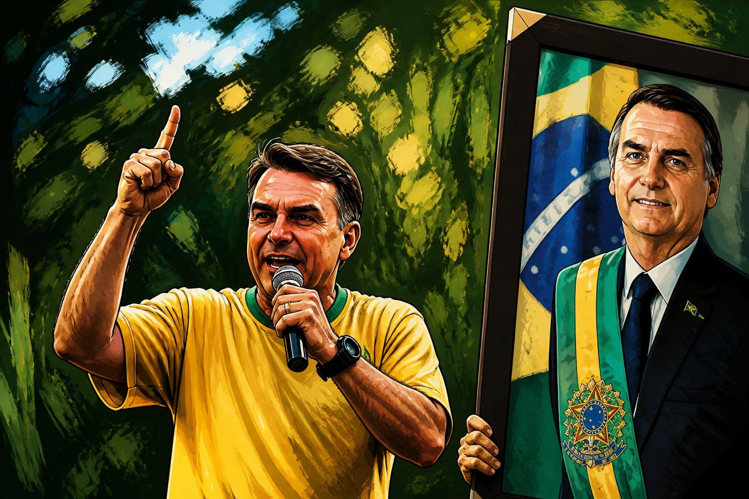 Flavio Bolsonaro s'allie à Trump pour faire basculer les sondages