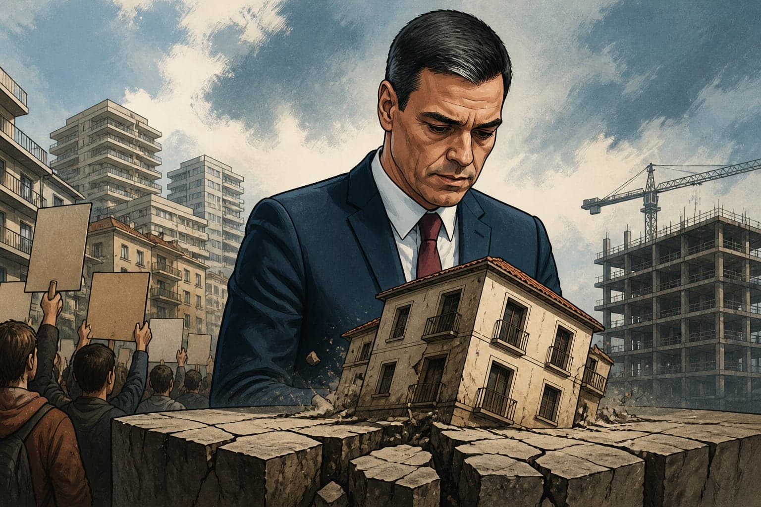 Espagne : la crise du logement fait vaciller Pedro Sánchez