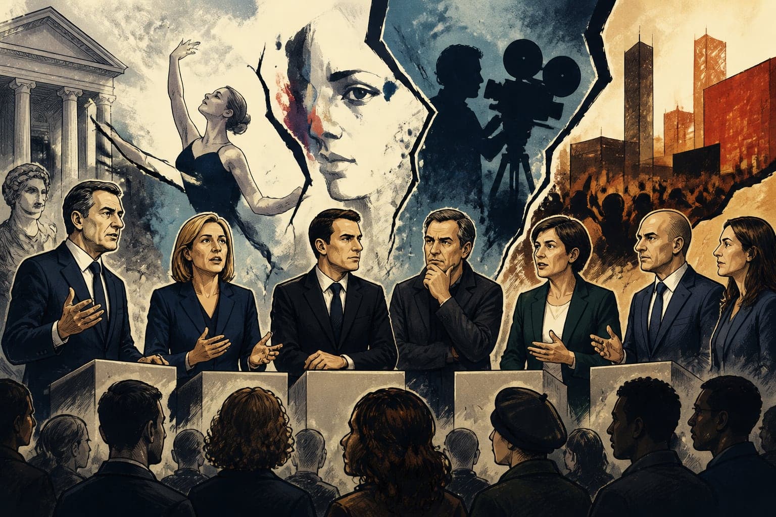 Les candidats face aux récits et fractures du monde culturel