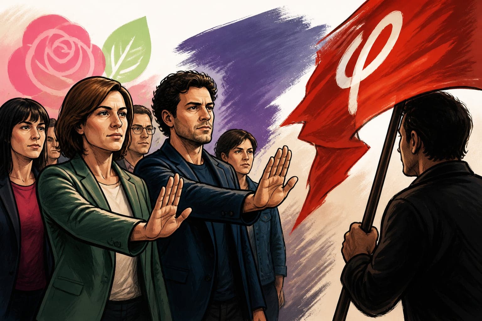 PS et Place publique : 73 % des soutiens refusent une alliance LFI