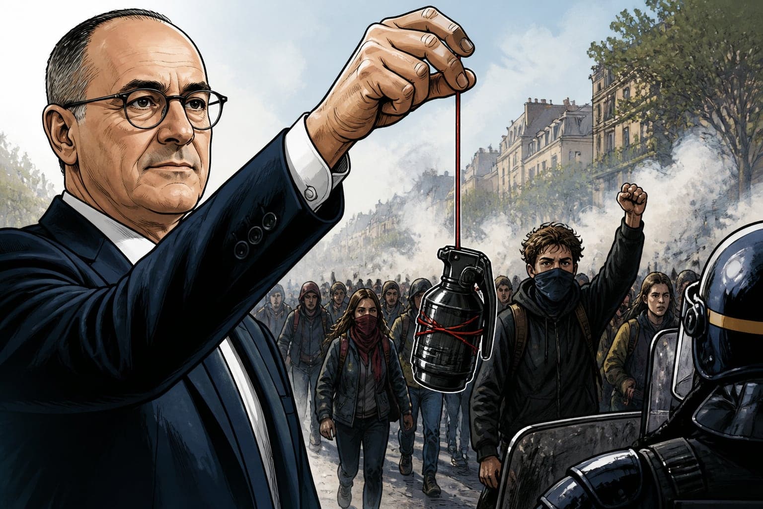 Maintien de l'ordre lycéen : Laurent Nuñez défend sa doctrine devant les députés
