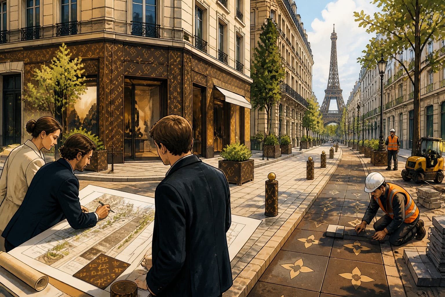 Paris confie à Louis Vuitton l'aménagement de deux rues