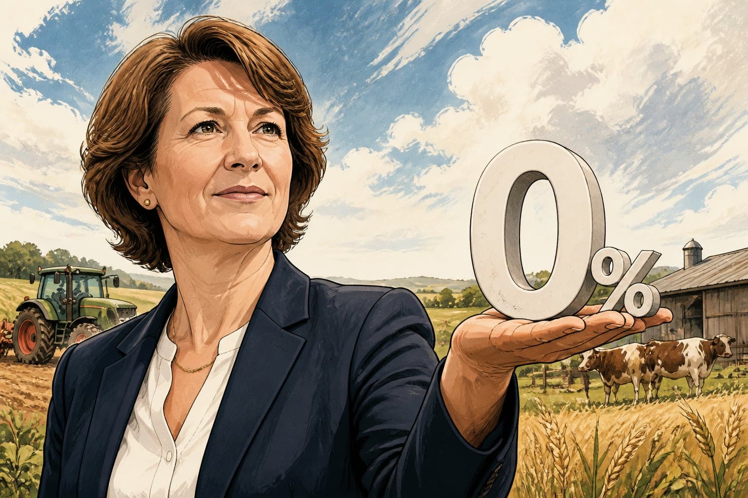 Annie Genevard promet des prêts à taux zéro aux agriculteurs